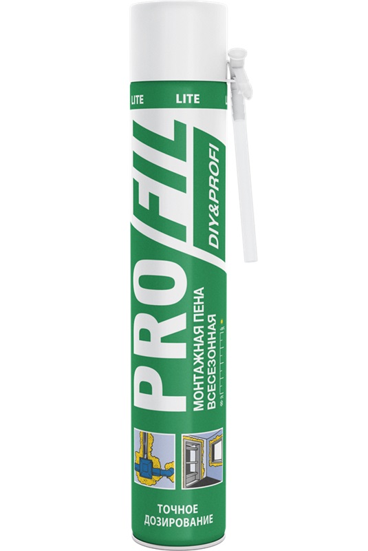 Пена бытовая Профиль 12*625 мл всесезонная (12)