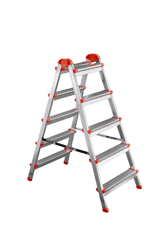 Стремянка двухсторонняя стальная 5 ступеней Ярус (1,03м)