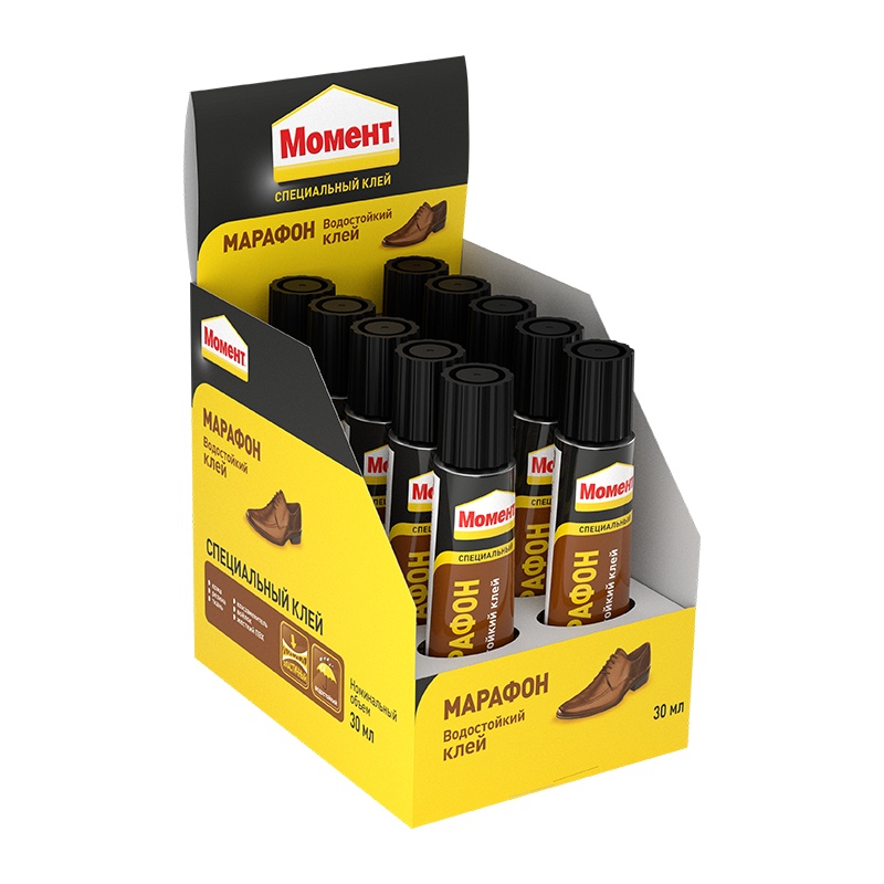 Клей Момент Марафон 30мл. в шоу-боксе (10шт/120шт)
