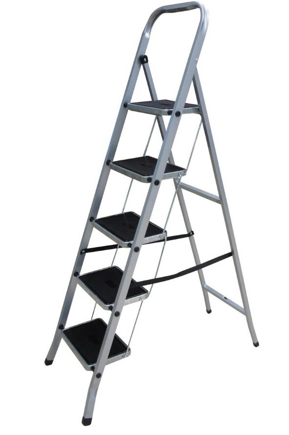 Стремянка  MAXI 5 ст. широкая антискользящая ступень (1,14м)(2шт)