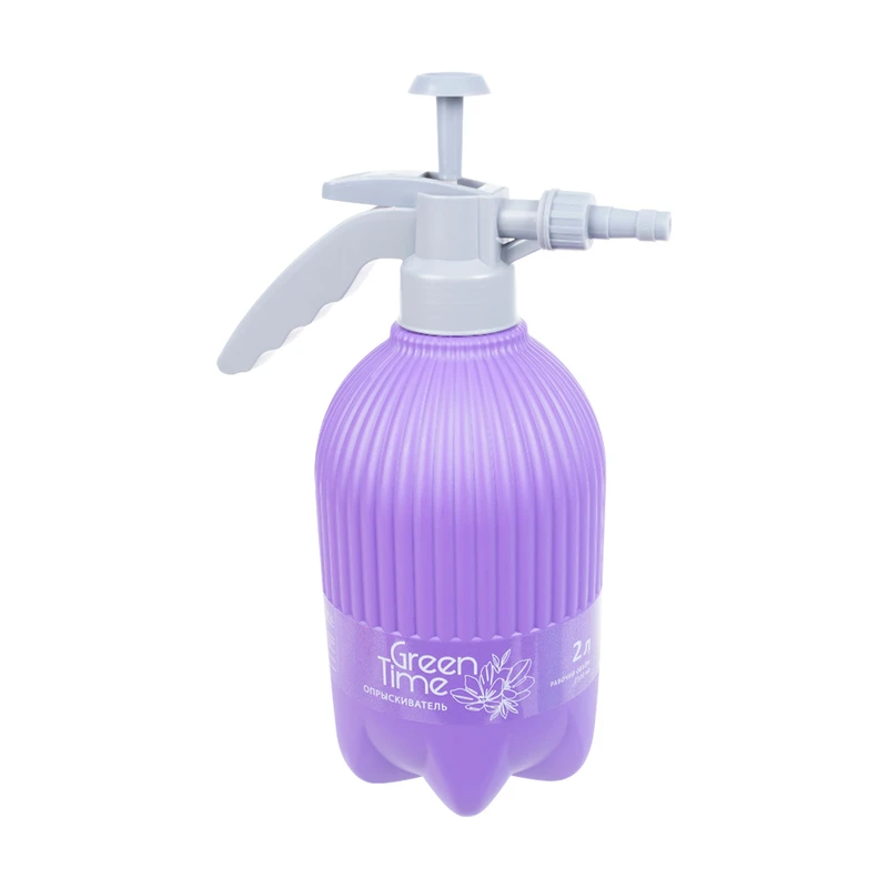 Опрыскиватель GrenTime 2л. рифленая колба (Сиреневая)