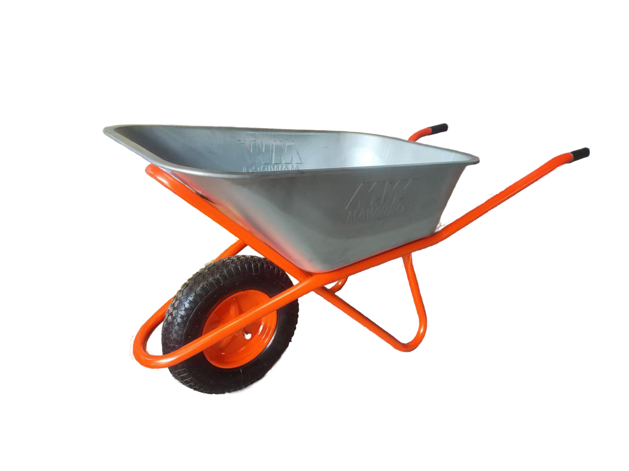 Тачка строит.1-колес.HOME(оранж) 110л., 0.7мм., 200кг PR16