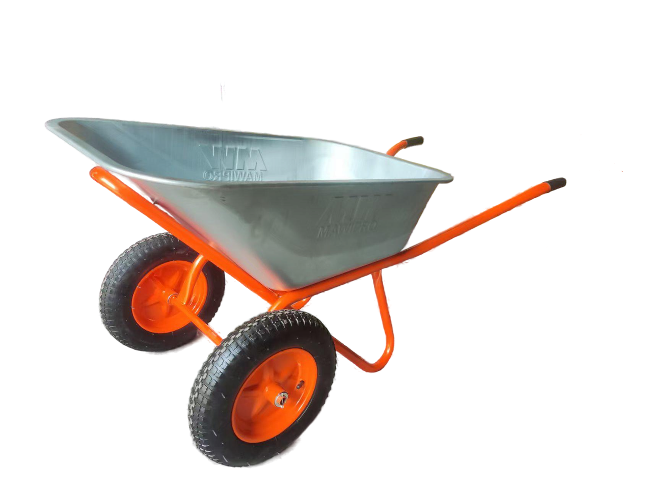 Тачка строит.2-колес.HOME(оранж) 110л., 0.7мм., 250кг PR13