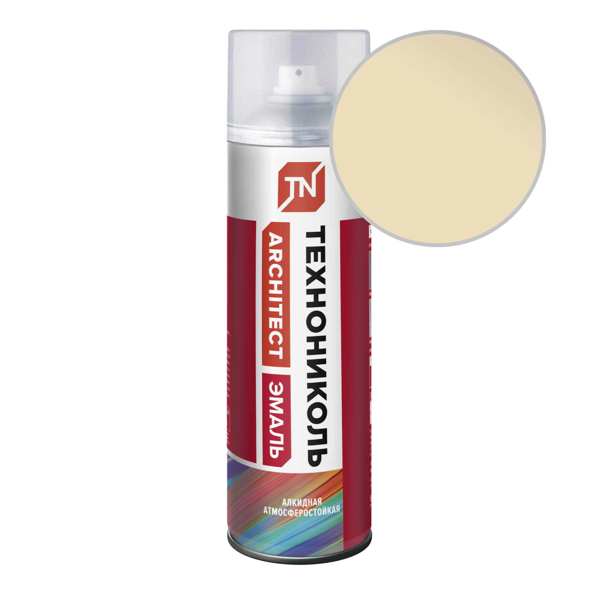 Эмаль аэрозольная ТЕХНОНИКОЛЬ слоновая кость 1015 (12шт)