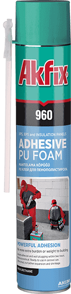 Akfix 960 Бытовая  клей-пена всесезонная, 800мл.(12шт)