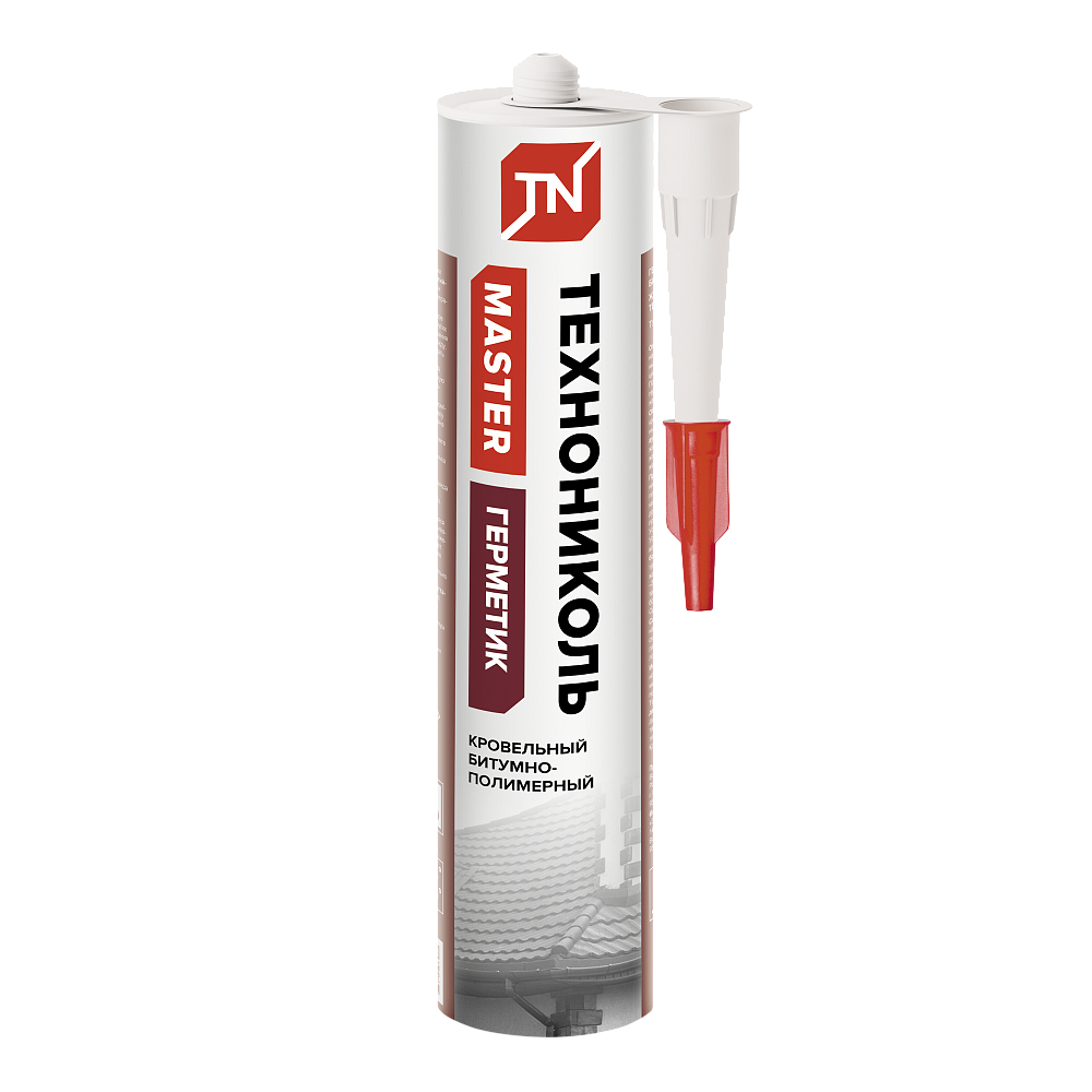 Герметик ТЕХНОНИКОЛЬ кровельный Битумно-полимерный черный, картридж,12*310 мл