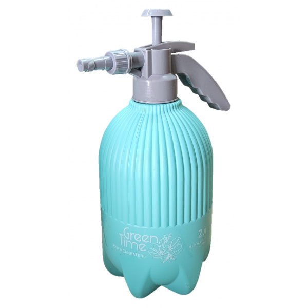 Опрыскиватель GrenTime 2л. рифленая колба (Бирюзовый)