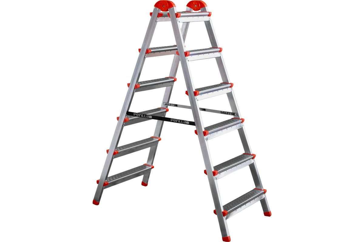 Стремянка двухсторонняя стальная 6 ступеней Ярус (1,24м)