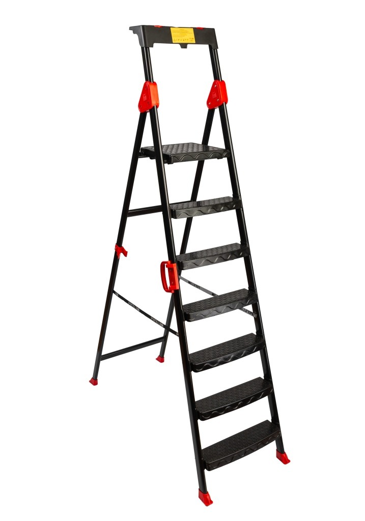 Стремянка стальная 7 ступеней COMFORT (perilla)