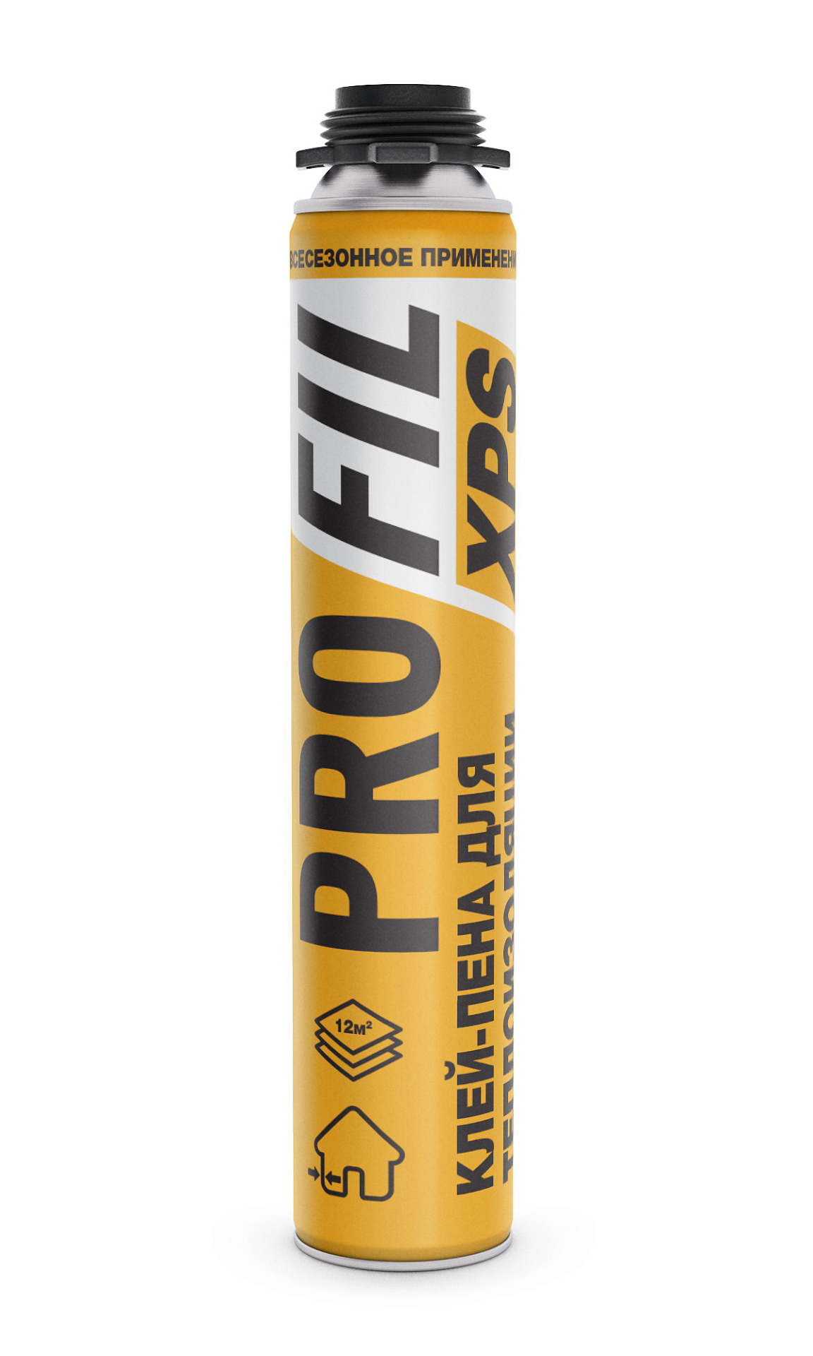 Клей - Пена для теплоизоляции PROFIL XPC   - 650 mL пистолетная ВСЕСЕЗОННАЯ