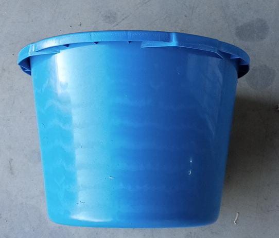 Таз строительный УДАРОПРОЧНЫЙ круглый 45л синий