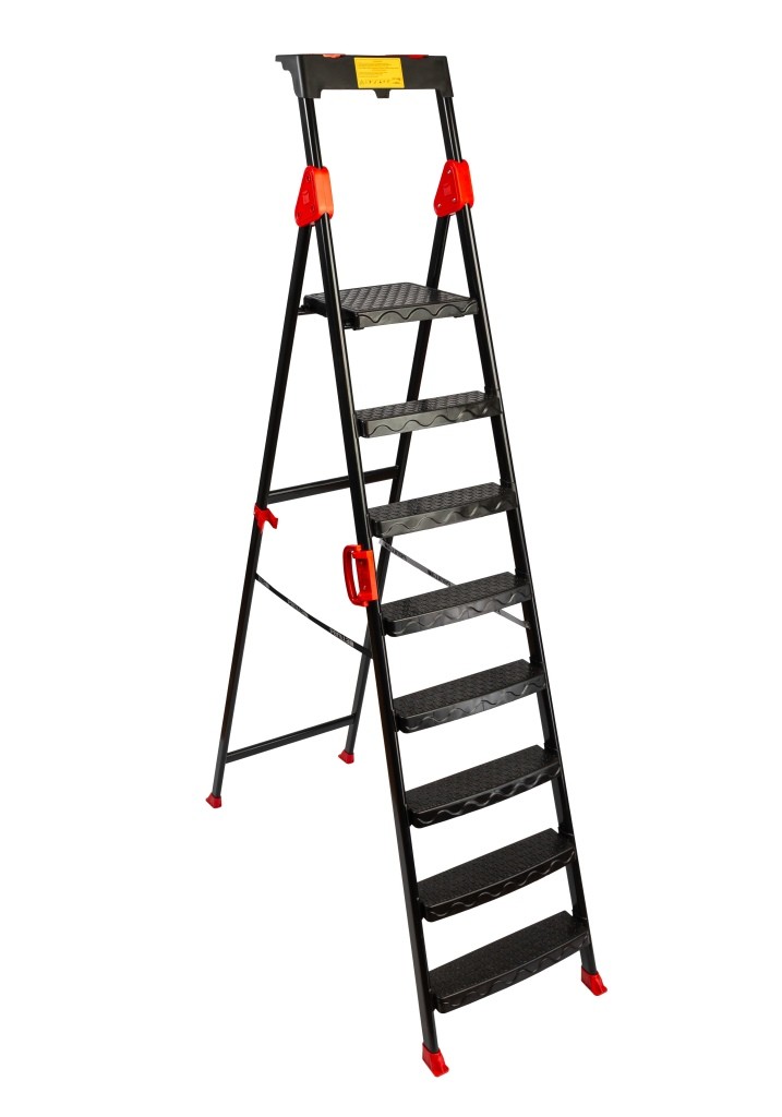 Стремянка стальная 8 ступеней COMFORT (perilla)