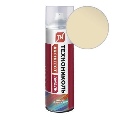 Эмаль аэрозольная ТЕХНОНИКОЛЬ слоновая кость 1015 (12шт)