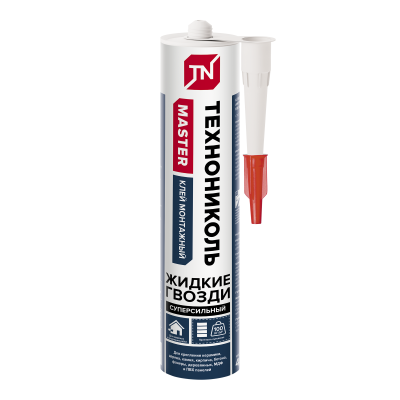 Клей ТЕХНОНИКОЛЬ MASTER акриловый Суперсильный, белый,картридж 280 мл. (12шт.) RUS