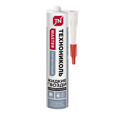Клей ТЕХНОНИКОЛЬ MASTER универсальный акриловый, белый, картридж 280 мл. (12шт.) RUS