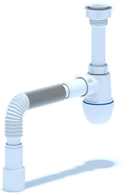 Сифон Ани Грот 1 1/2*40 с гибкой трубой 40х40/50 А0115(25шт)