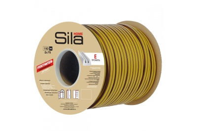 Уплотнитель SILA Е-черный, 150м ,6шт.