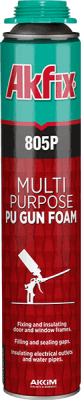 Akfix 805P Профессиональная монтажная пена, 850 гр.(12шт)