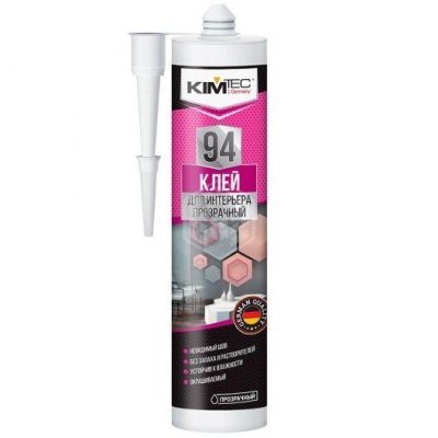 Клей "KIM TEC" 94 для интерьера, прозрачный, 280мл.(12шт)