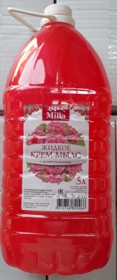 Мыло жид. Milla "Малина садовая" перламутр.5л (4шт)