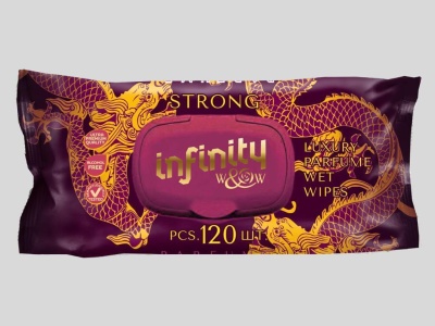 Салфетки влажные W&W Infinity Strong 120 шт (12 уп) DR-120