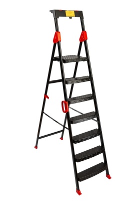 Стремянка стальная 7 ступеней COMFORT (perilla)
