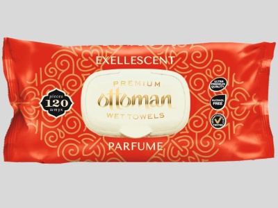 Салфетки влажные W&W Exellescent Leon Red 120 шт (10 уп) WWER-120