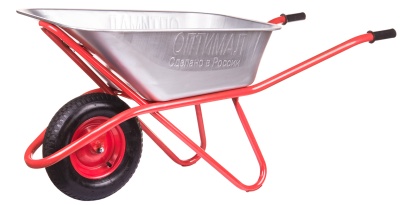 Тачка ОПТИМАЛ одноколесная 110л СТРОИТЕЛЬНАЯ