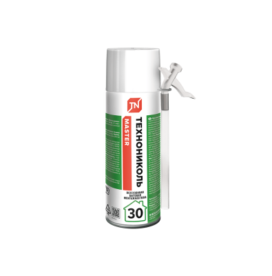 Пена монтажная ТЕХНОНИКОЛЬ MASTER  30 БЫТОВАЯ,520 мл.