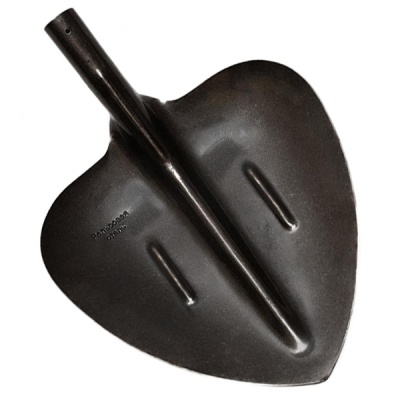 Лопата совковая ЛСЩ щебёночная (рельсовая сталь) б/ч  12шт(S504-3)