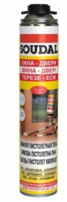 Пена профессиональная Soudal Yellow 750 мл. (12шт)