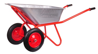 Тачка ОПТИМАЛ двухколесная 110л СТРОИТЕЛЬНАЯ